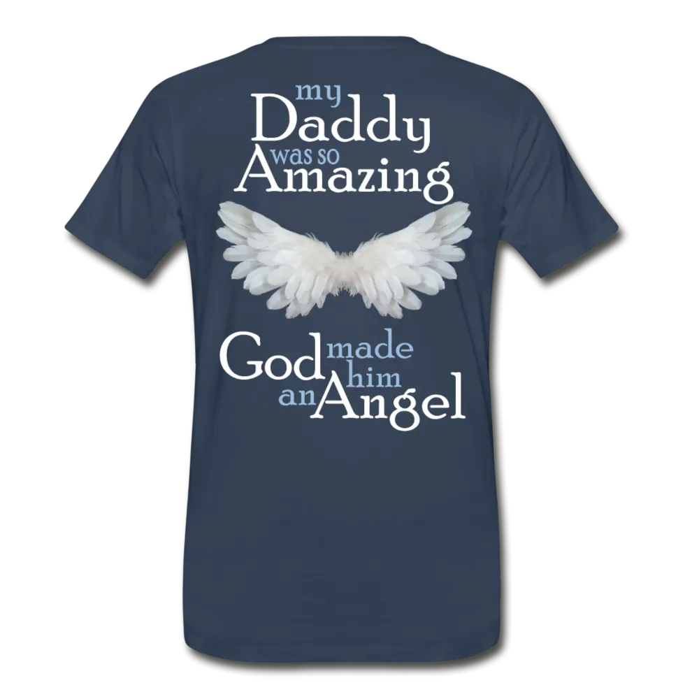 Daddy Amazing Angel Men’s Premium Organic T-Shirt (CK1488)