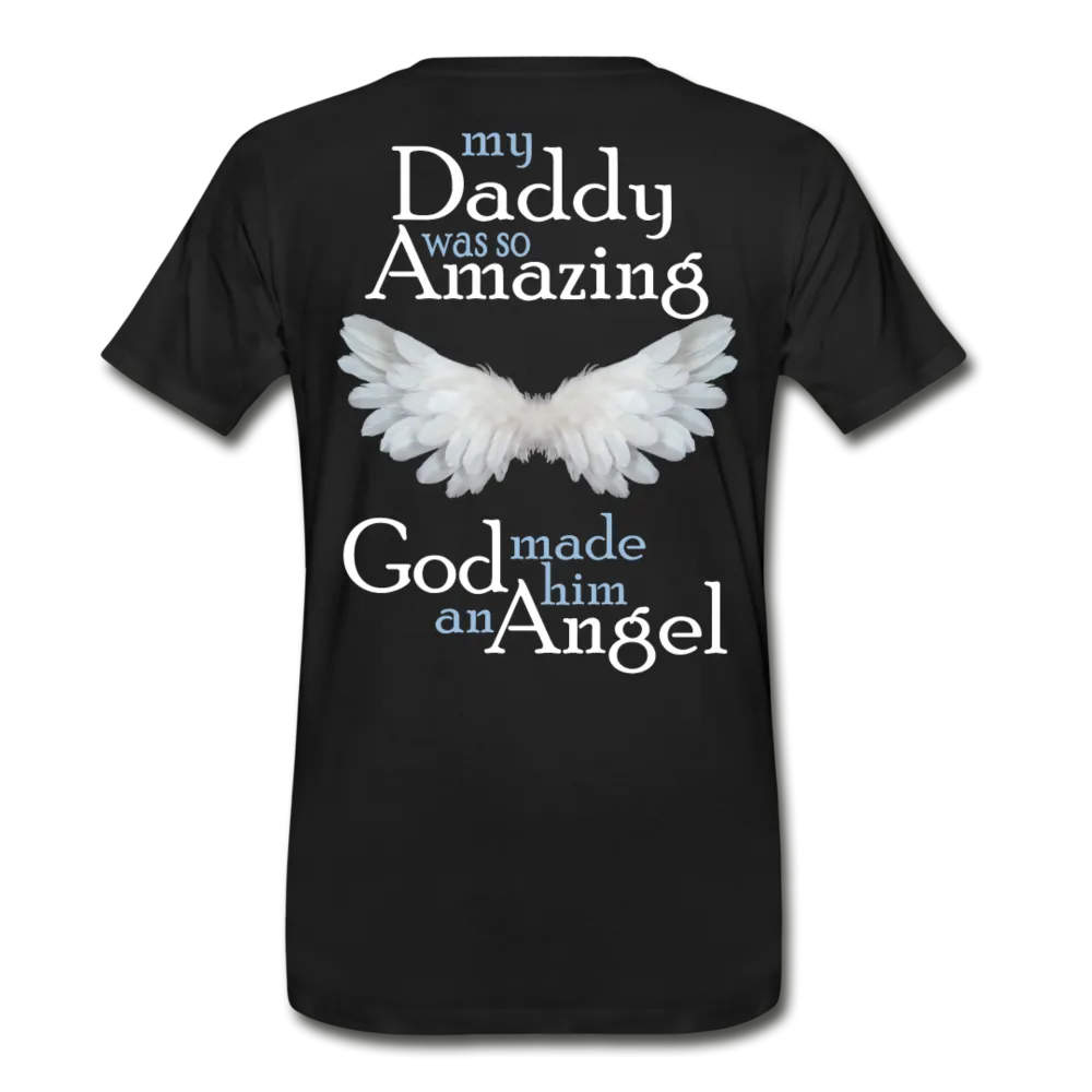 Daddy Amazing Angel Men’s Premium Organic T-Shirt (CK1488)