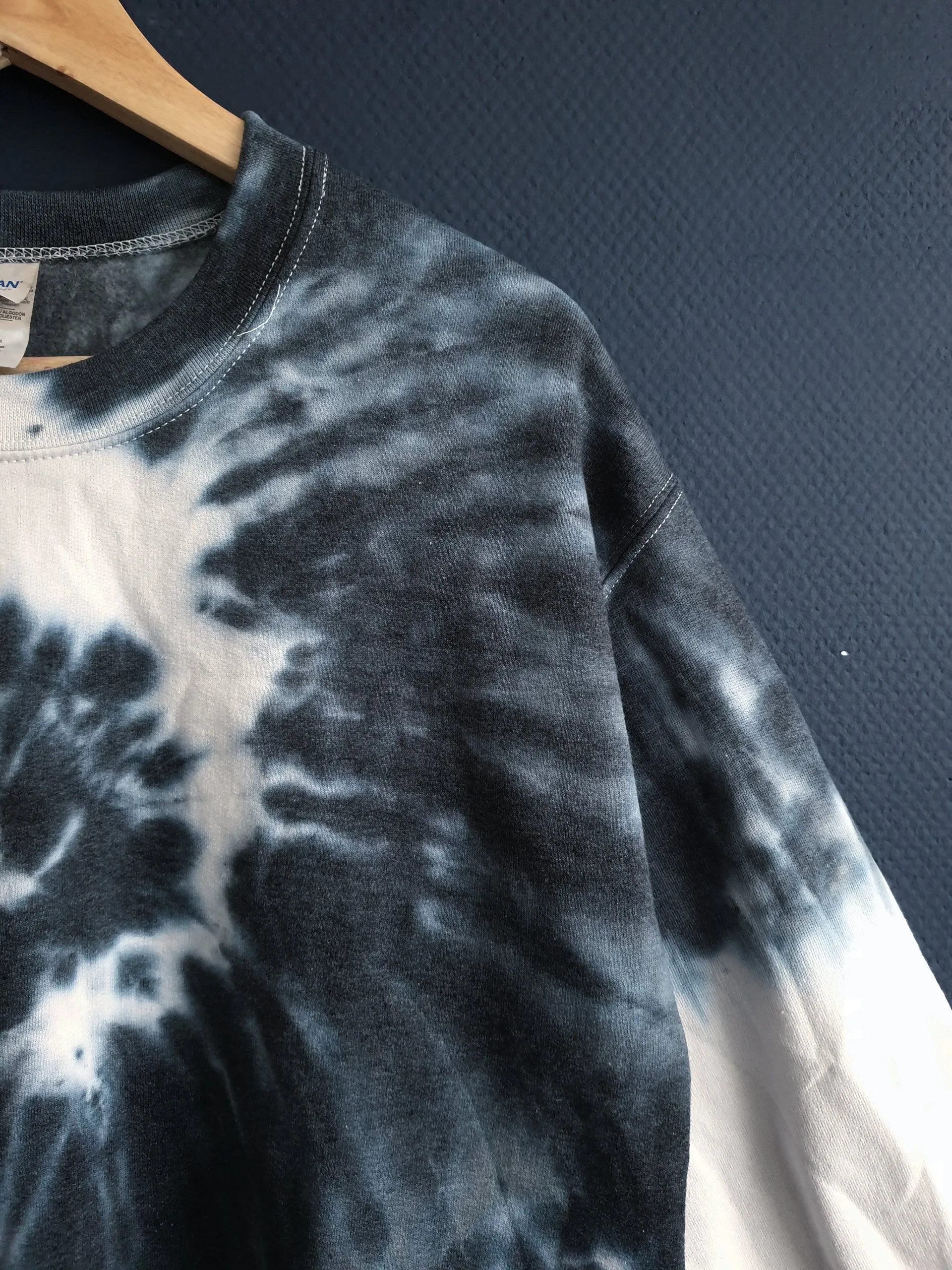 Dark Gray Tie-Dye Sweatshirt