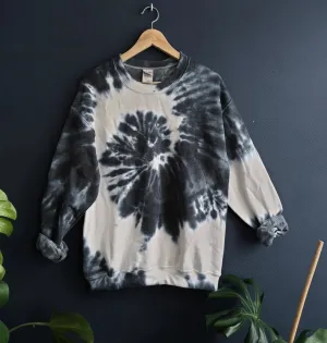 Dark Gray Tie-Dye Sweatshirt