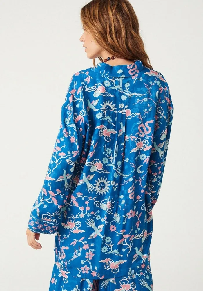 Desert Bandita Shirt - Cobalt