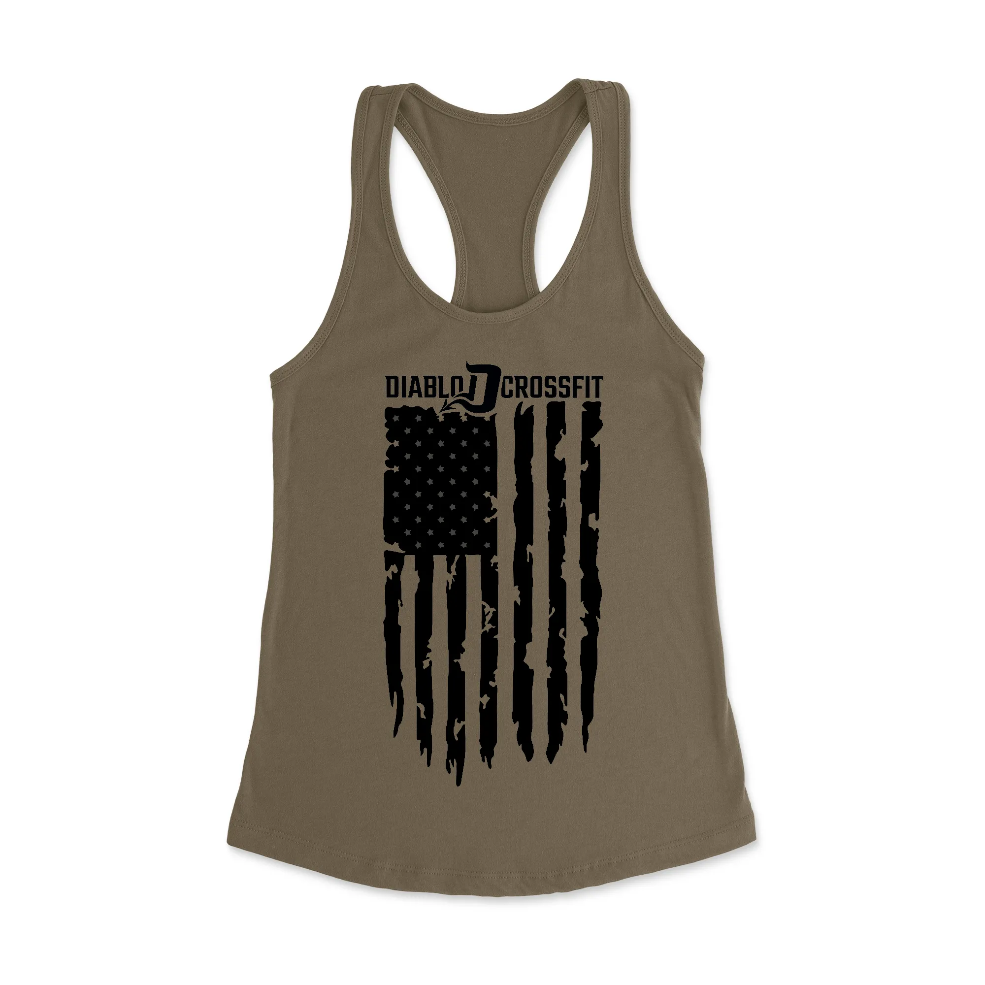 Diablo CrossFit Flag Womens - Racerback Tank