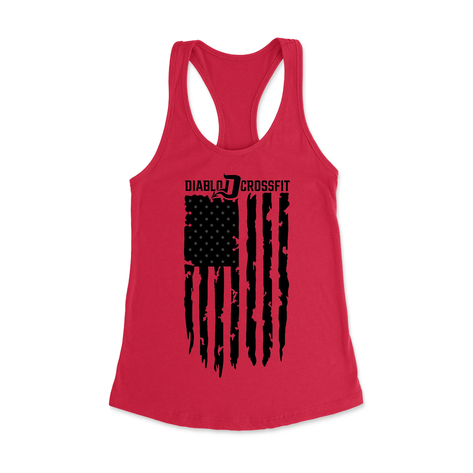 Diablo CrossFit Flag Womens - Racerback Tank