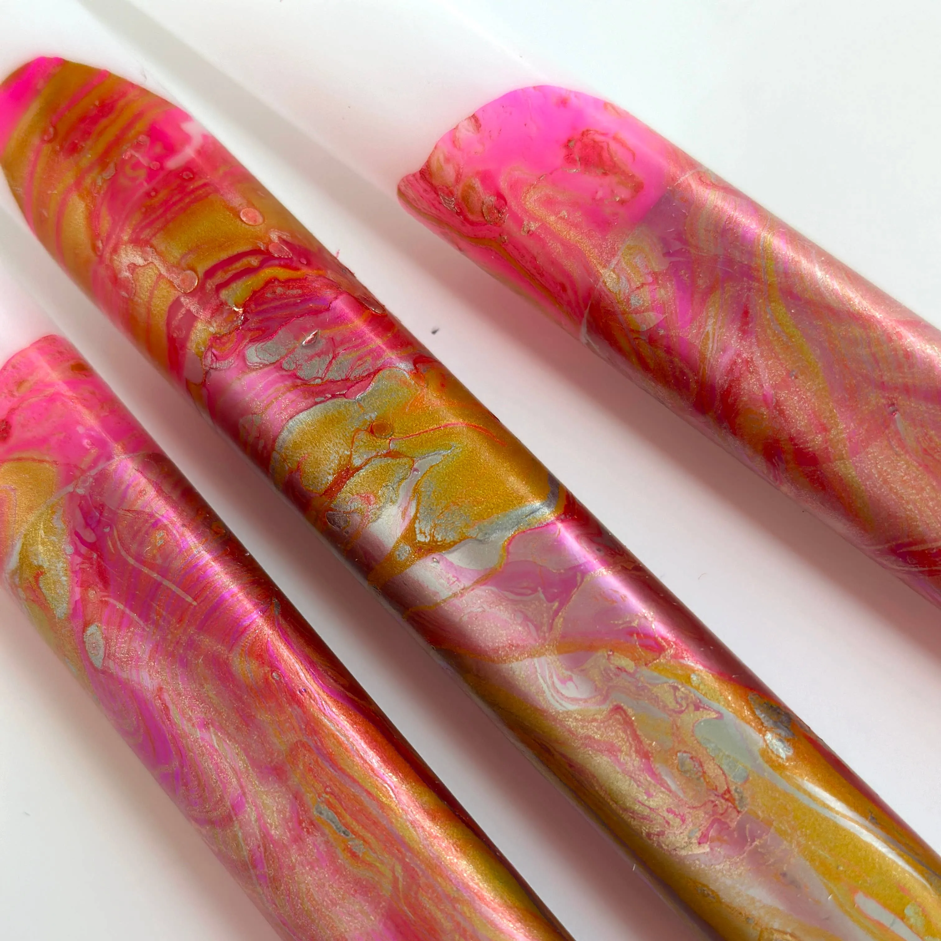 Dip Dye Marble Candles - Cosmic Universe