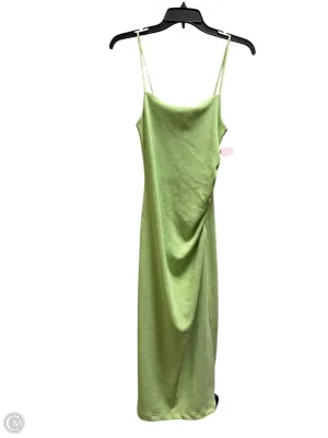 Dress Party Long By Zara In Green, Size: S