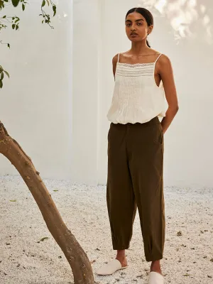 Eggshell Lace Blouse