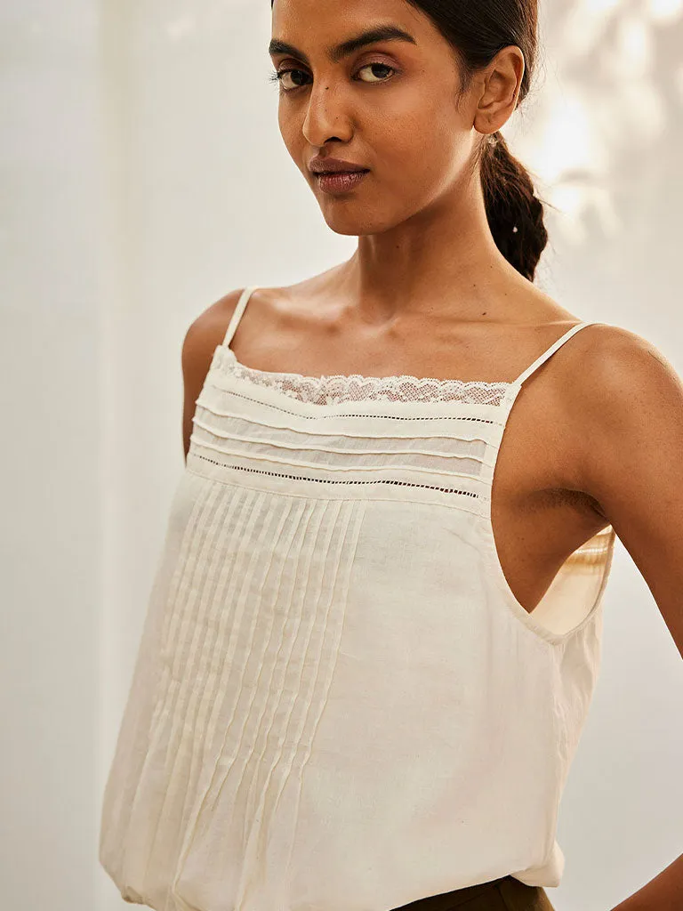 Eggshell Lace Blouse
