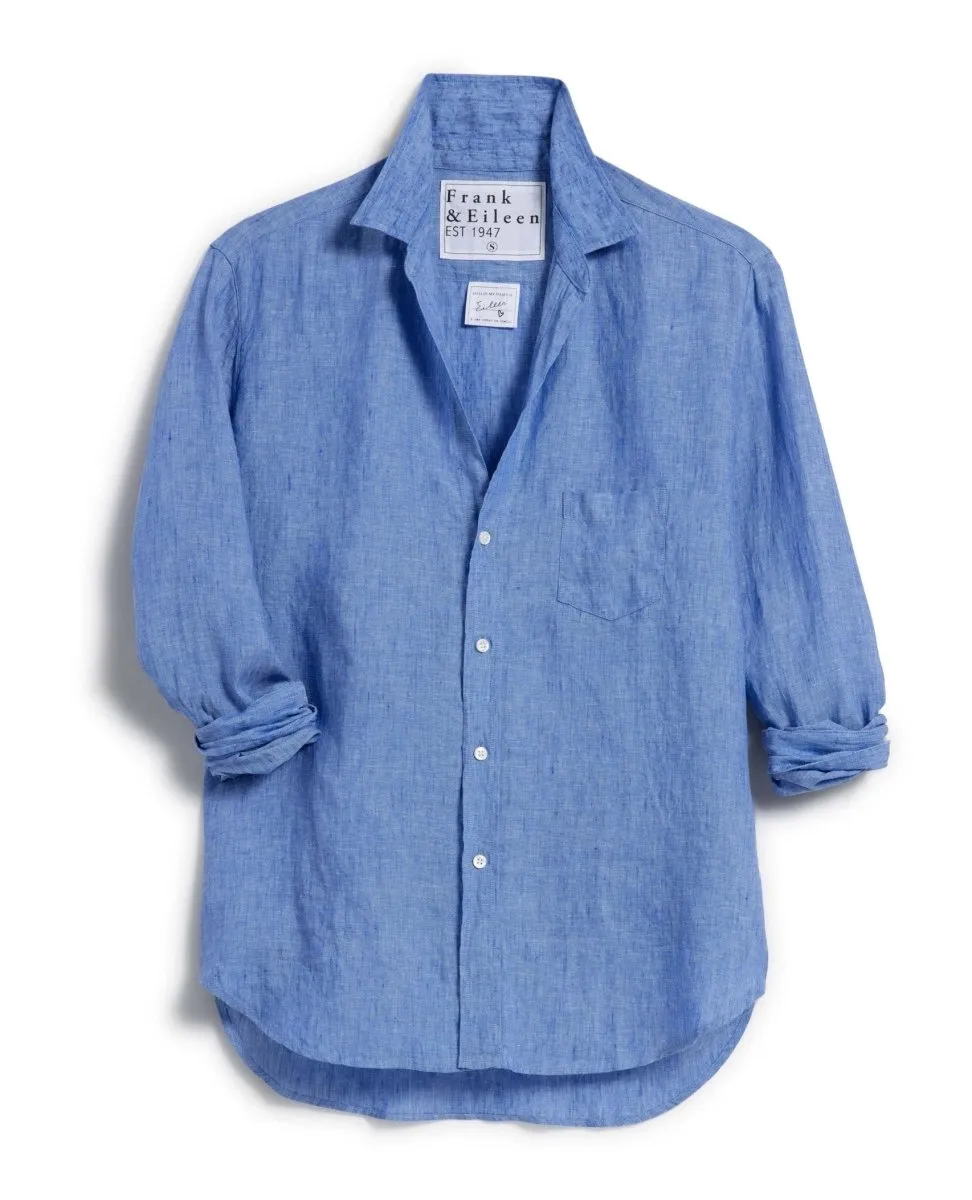 Eileen Linen Shirt Classic Blue