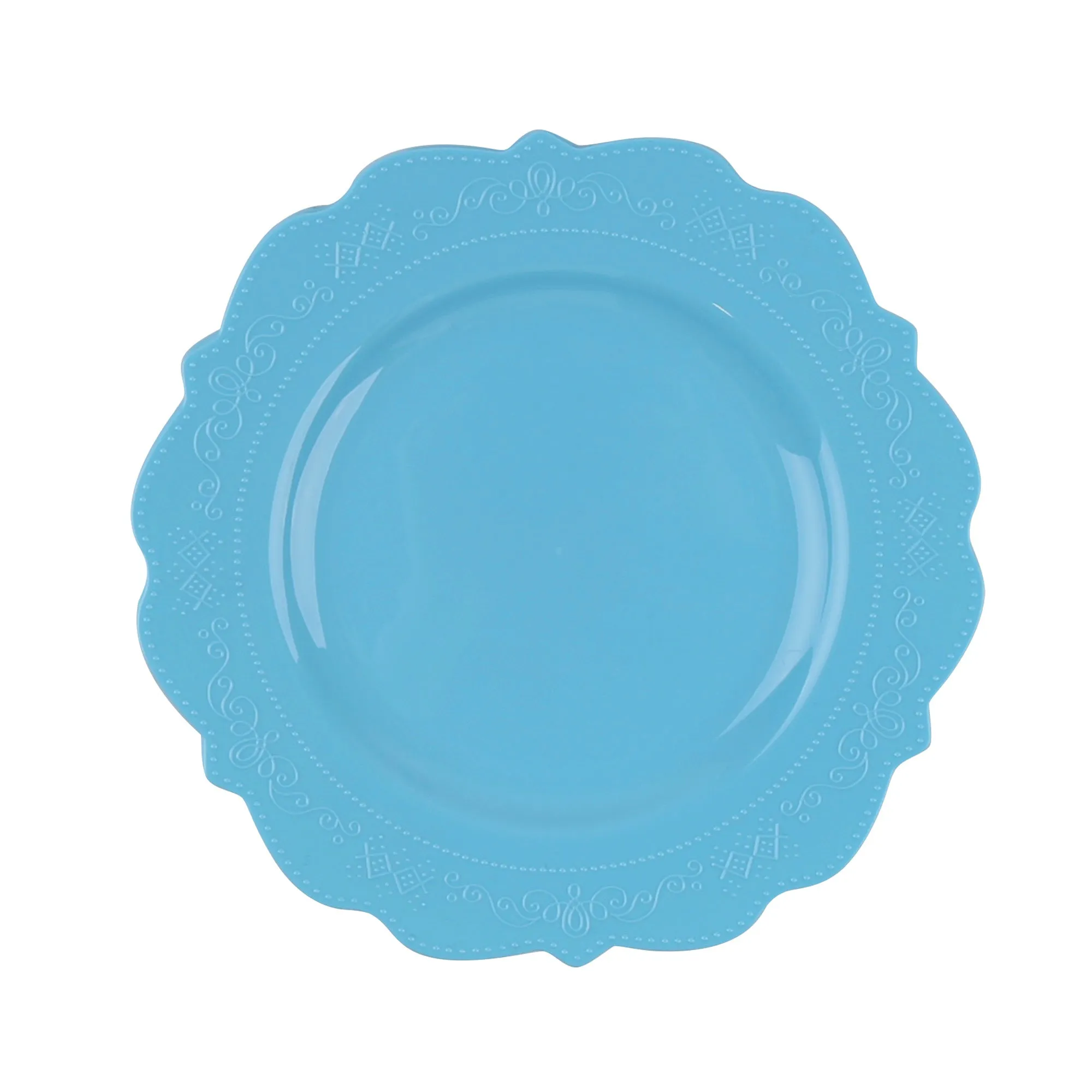 Elegant Blue Tableware Bundle, Dinner Plates, Dessert Plates, Cutlery, Disposable Partyware for 20 guests, 88 total pieces