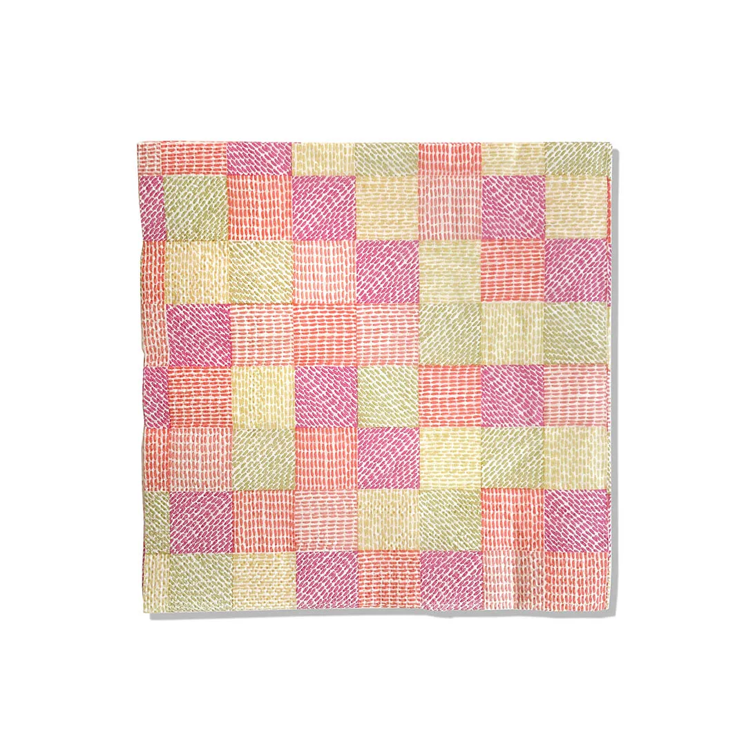 Elegant Embroidery Style Paper Lunch Napkins