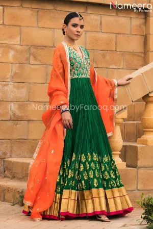 Elegant Pakistani Long Frock for Wedding Party #PN27