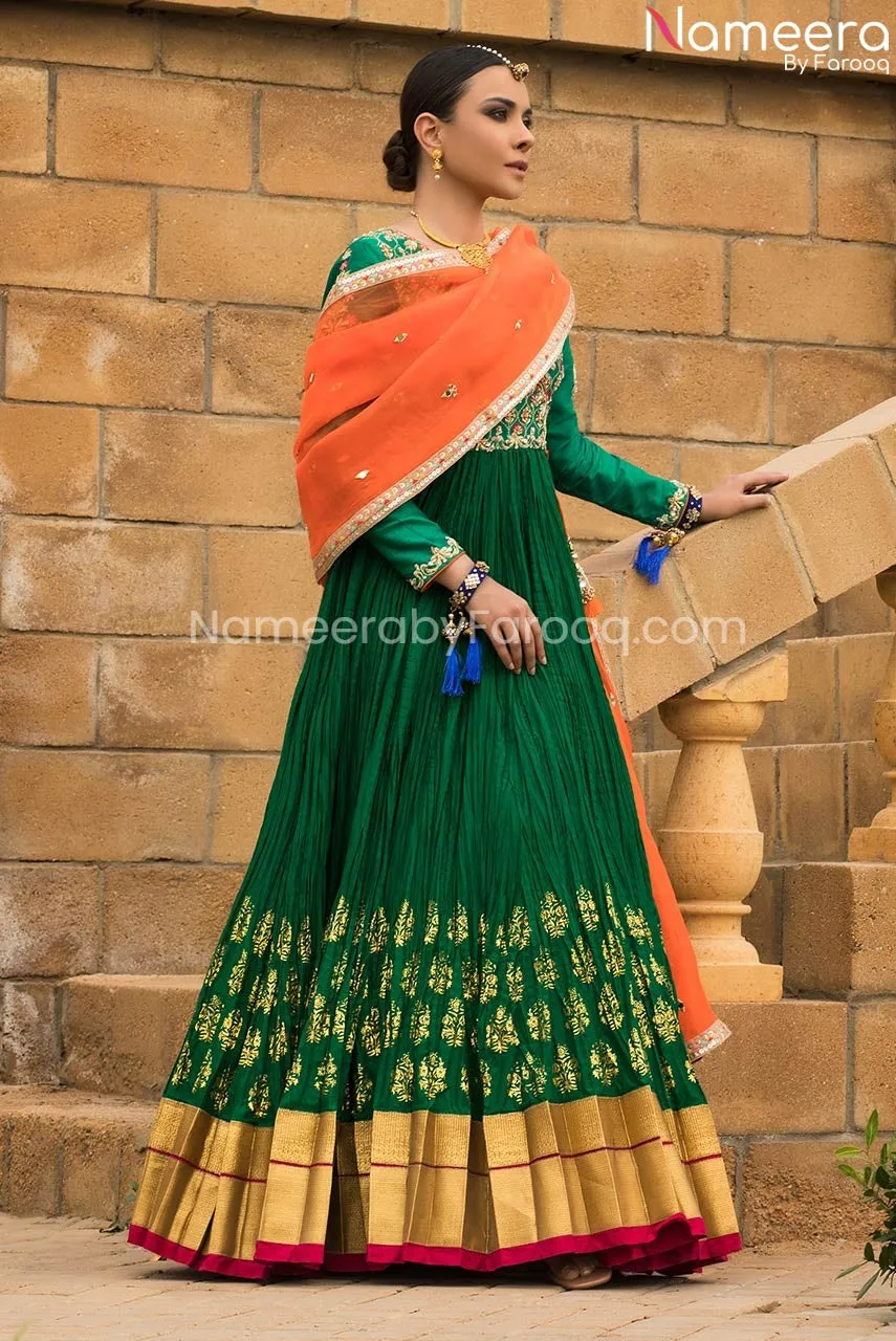 Elegant Pakistani Long Frock for Wedding Party #PN27