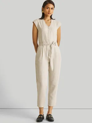 Evening Chai Ecru Jumpsuit