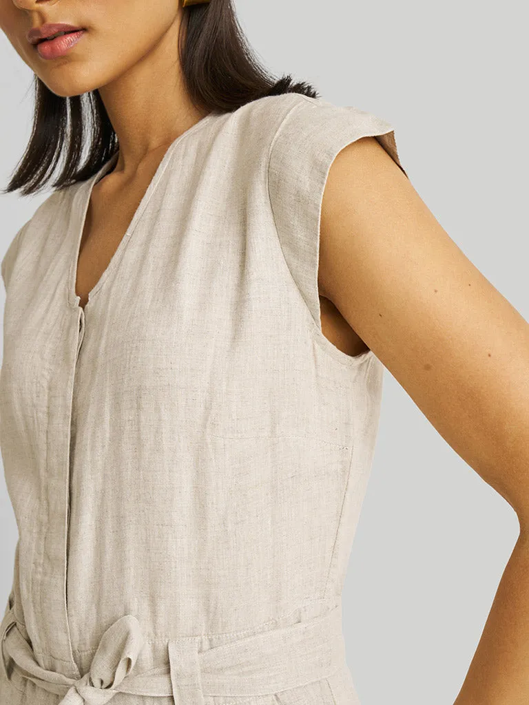 Evening Chai Ecru Jumpsuit