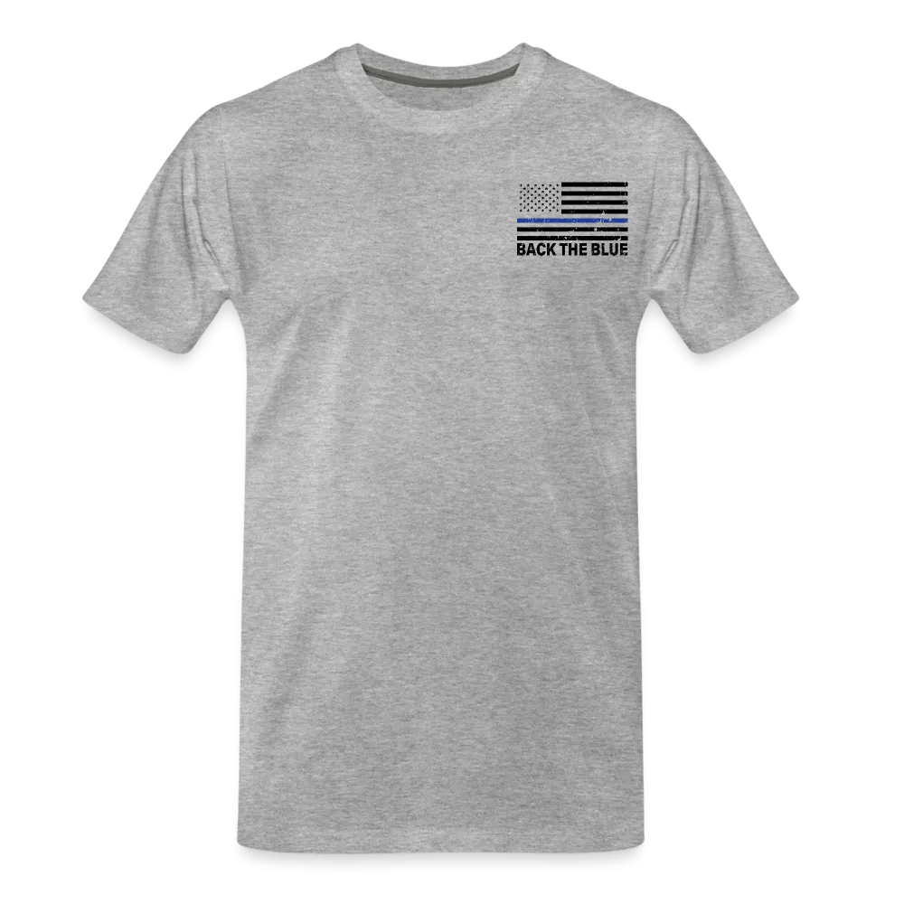 Favorite Police Officer Calls Me Dad Back The Blue Men’s Premium Organic T-Shirt (CK3706)