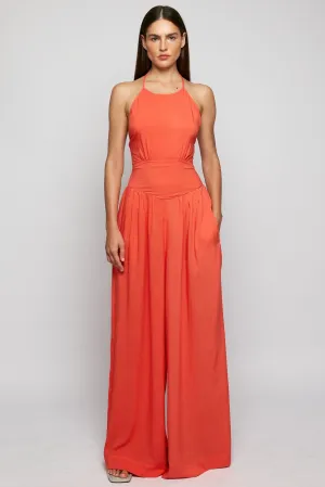 Fitted Waist Jumpsuit