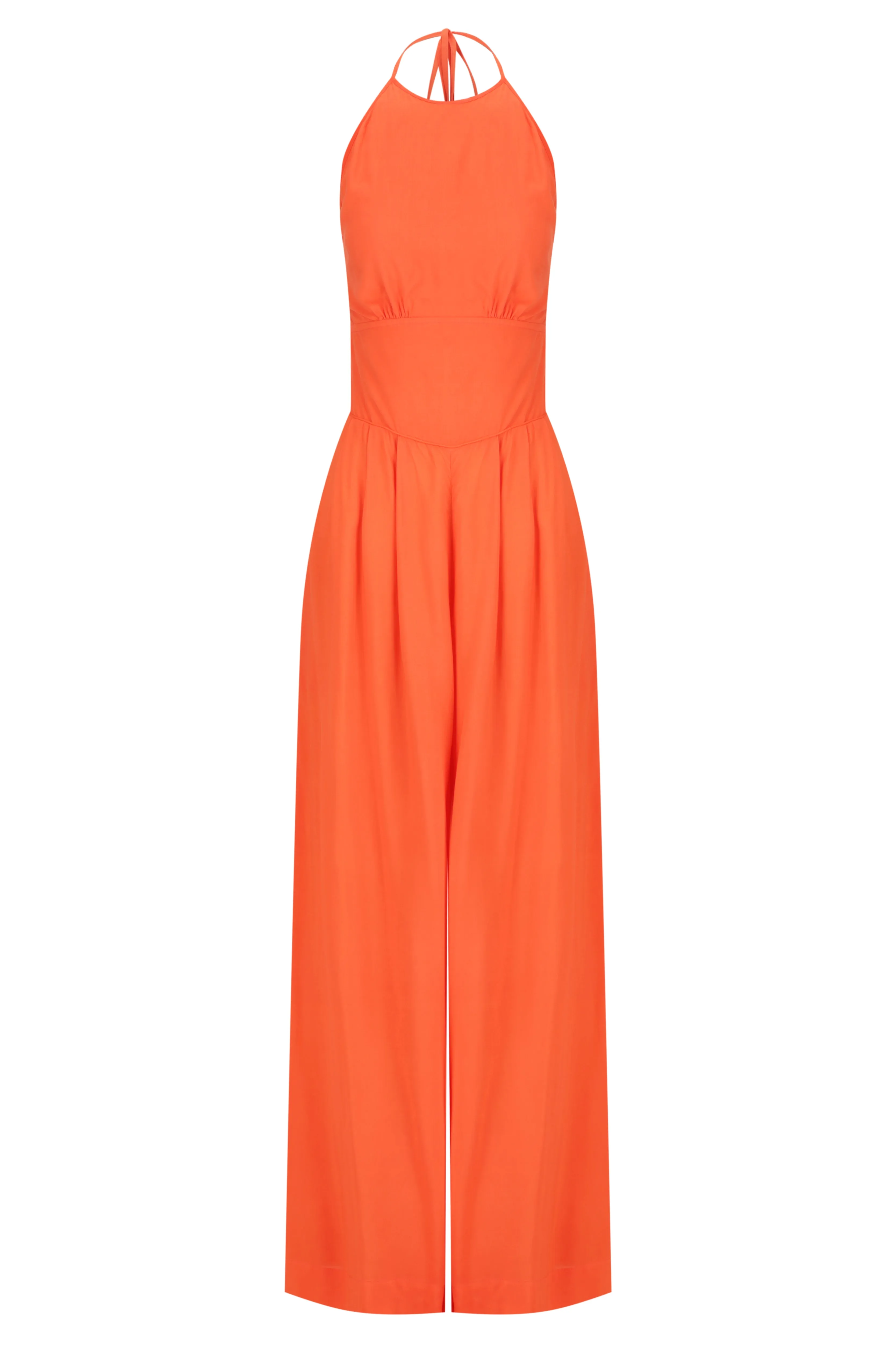 Fitted Waist Jumpsuit
