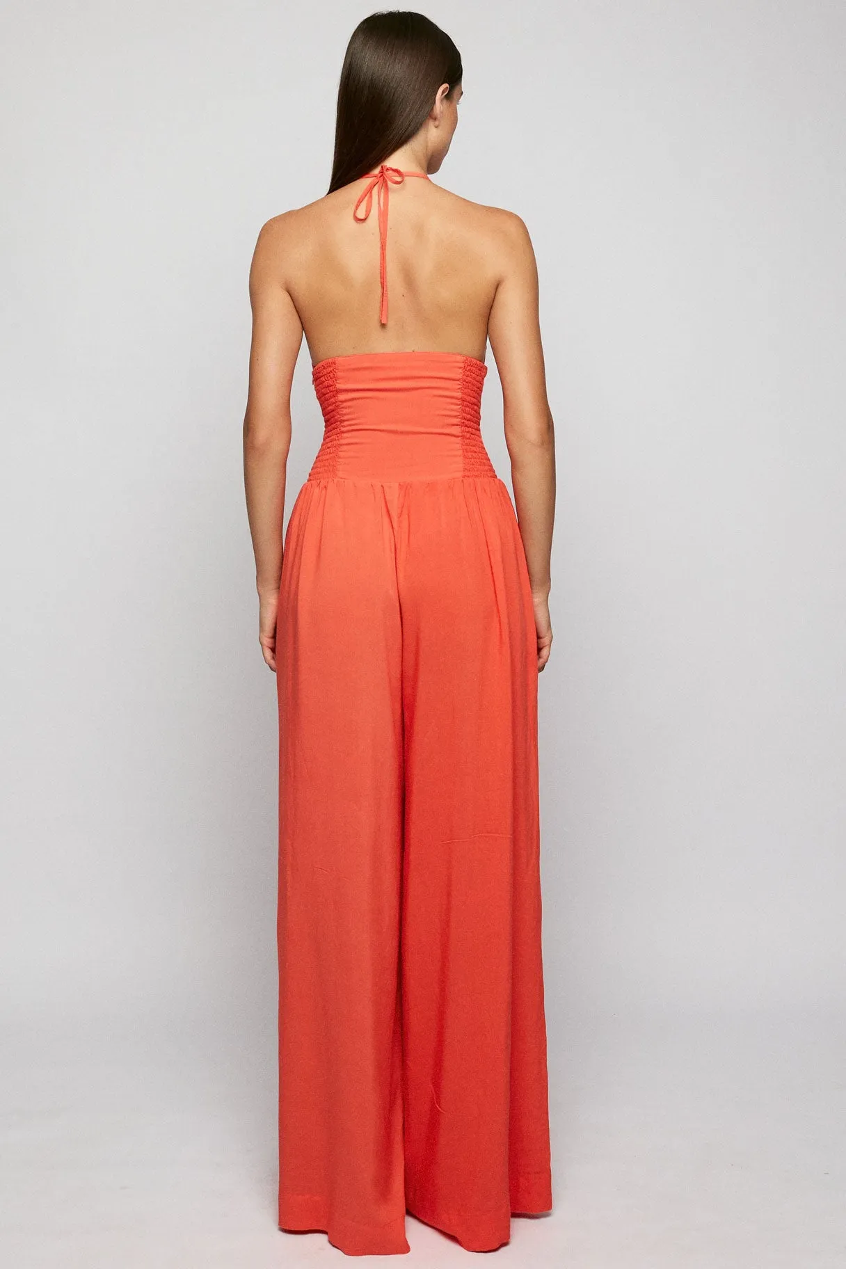 Fitted Waist Jumpsuit