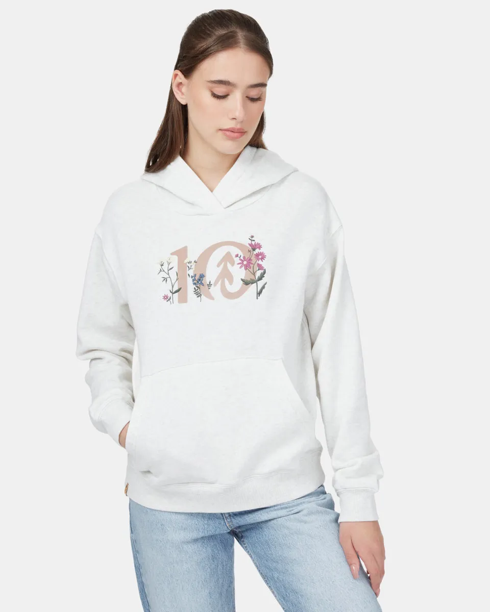 Floral Logo Hoodie