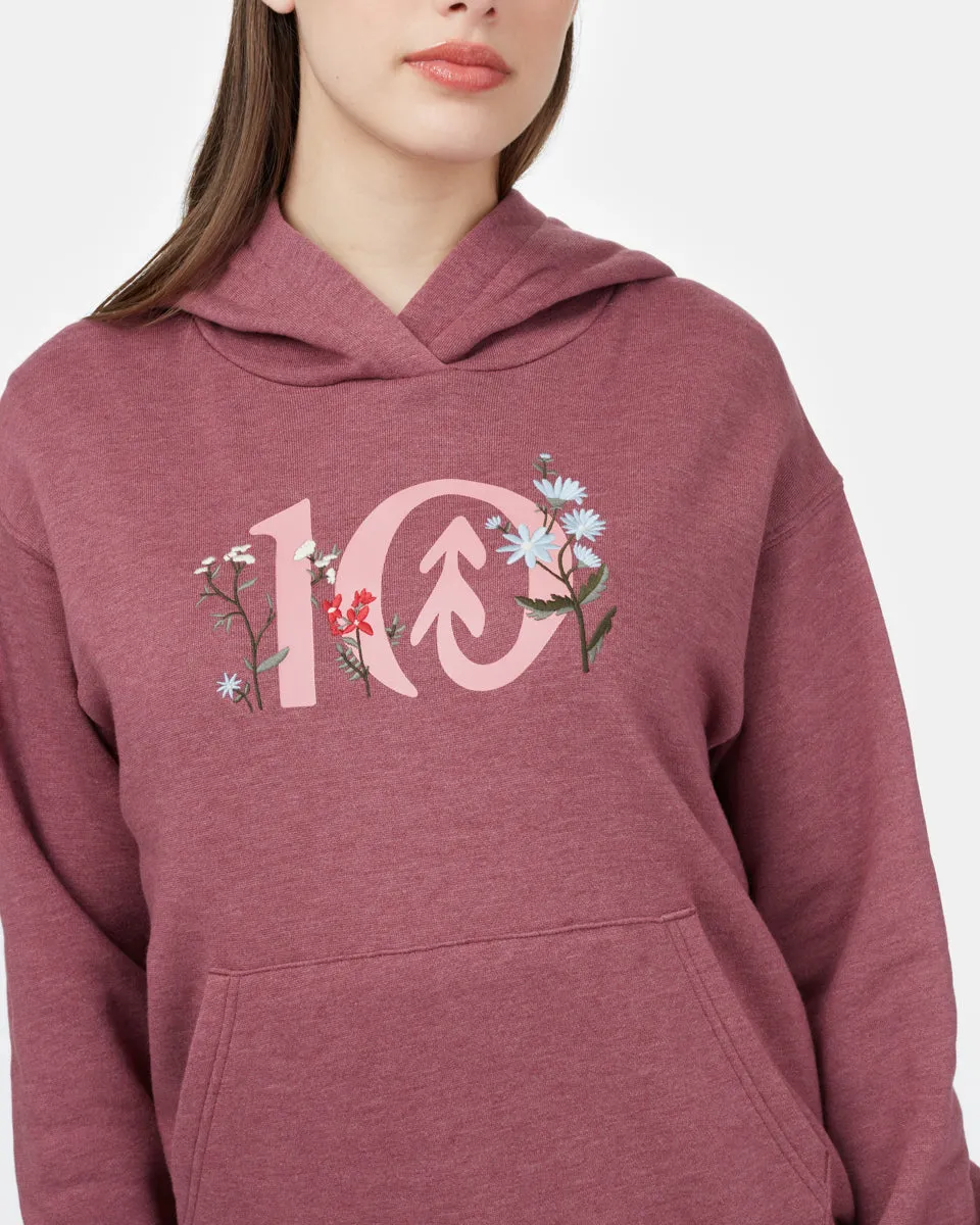 Floral Logo Hoodie