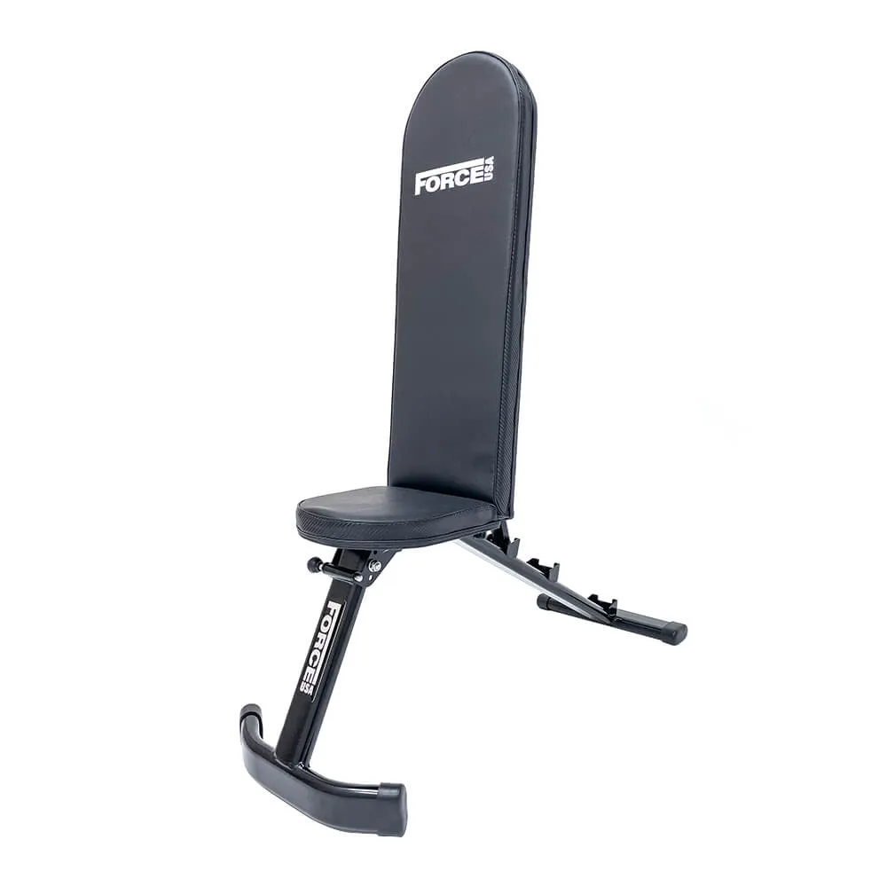 Force USA Incline to Decline Adjustable Exercise Gym Weights Foldable Bench