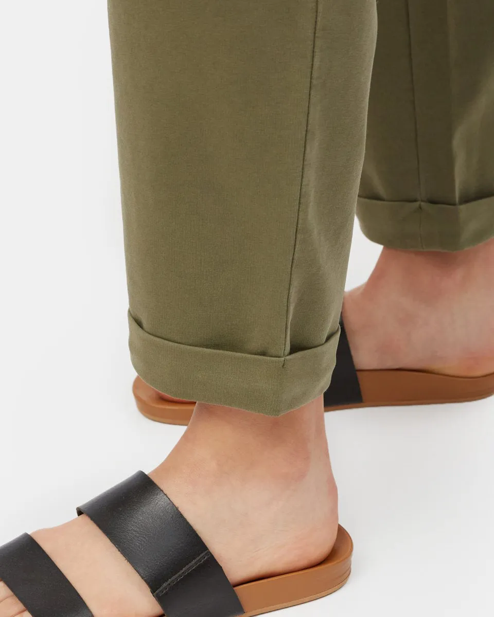 French Terry V-Neck Jumpsuit