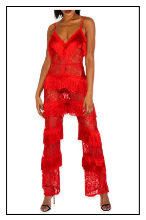 Fringe Party Jumpsuit