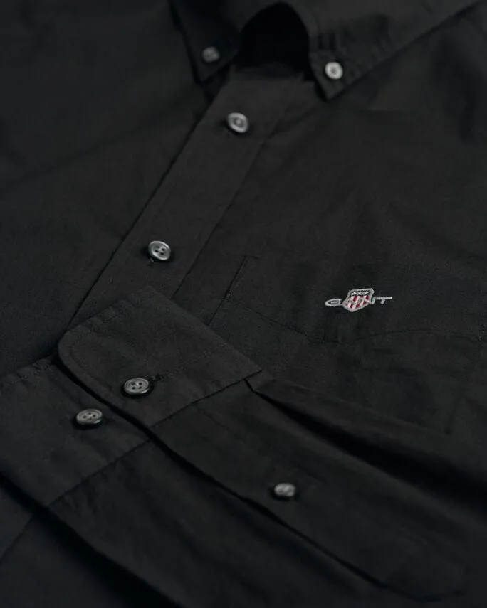 Gant Regular Fit Poplin Shirt Black
