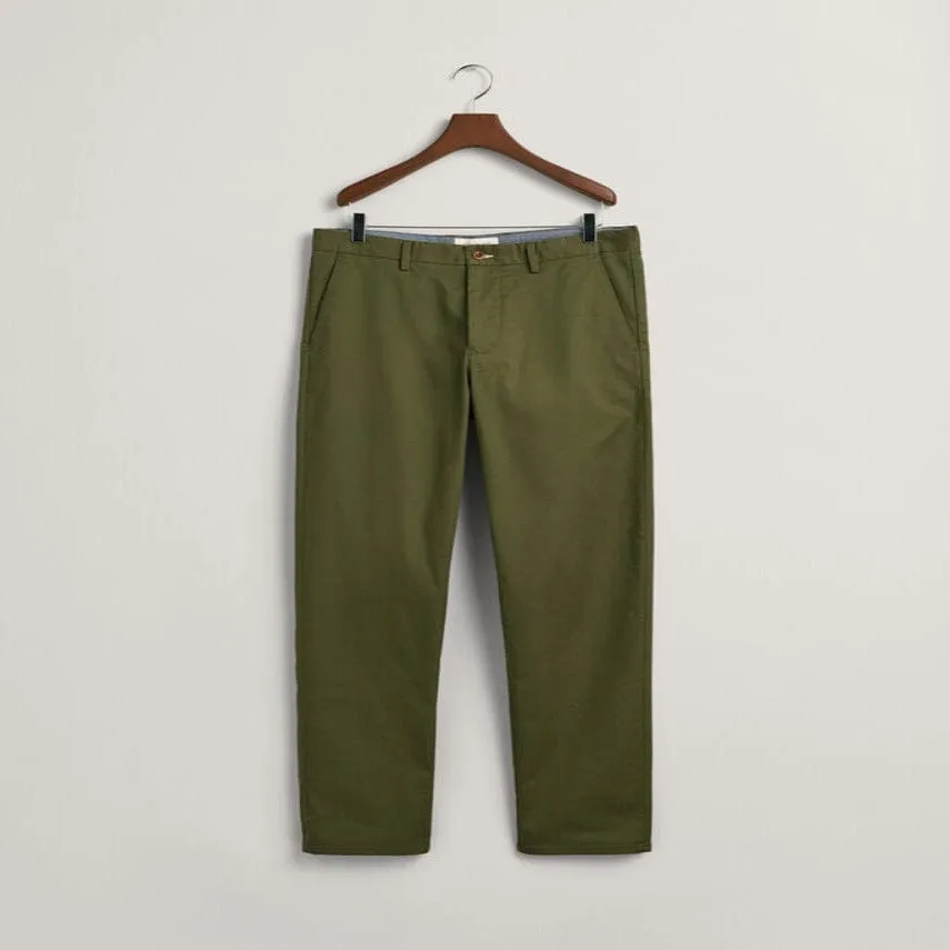 Gant Regular Fit Tech Prep Chinos Juniper Green