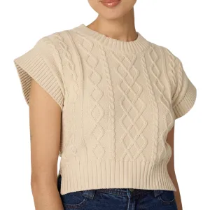 Gigi Sweater Vest | Cream