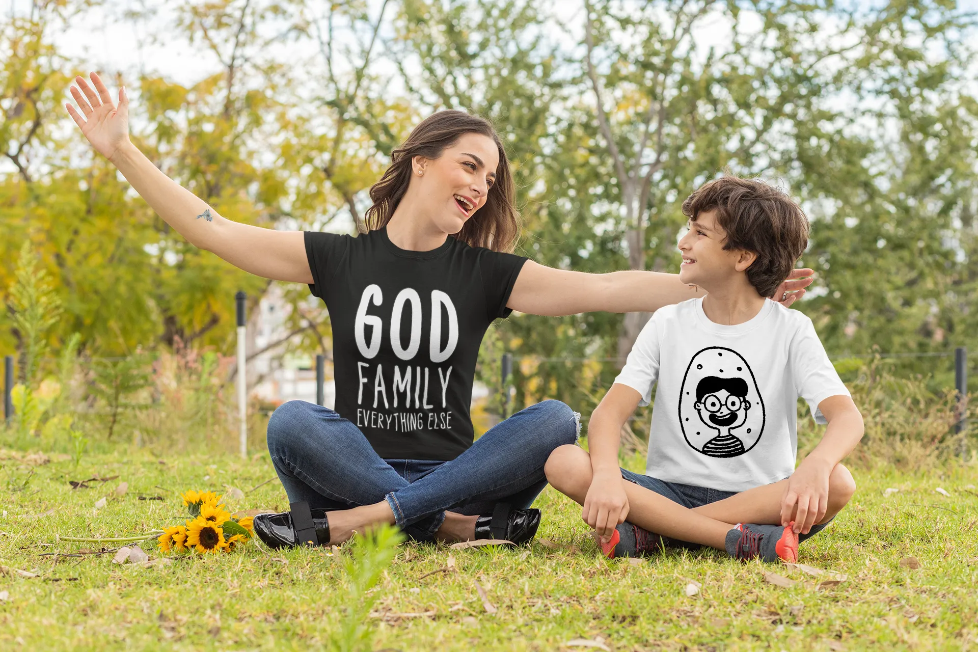 God. Family. Everything Else T-shirt