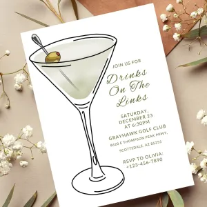 Golf Party Invitation