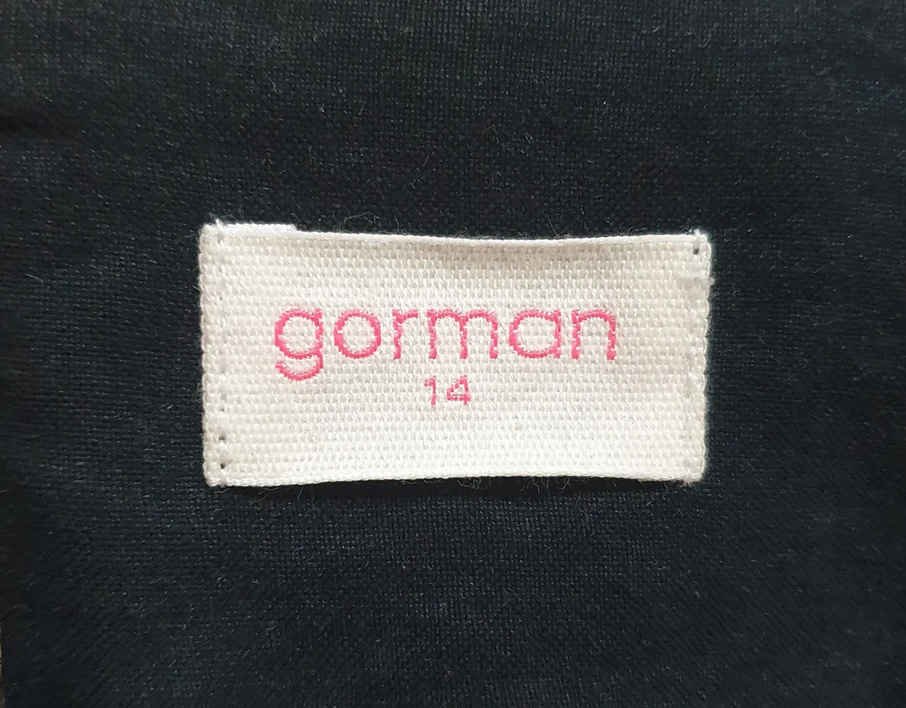 Gorman black-based unique print dress size 14