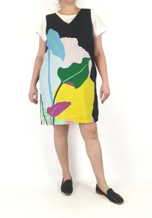 Gorman black-based unique print dress size 14