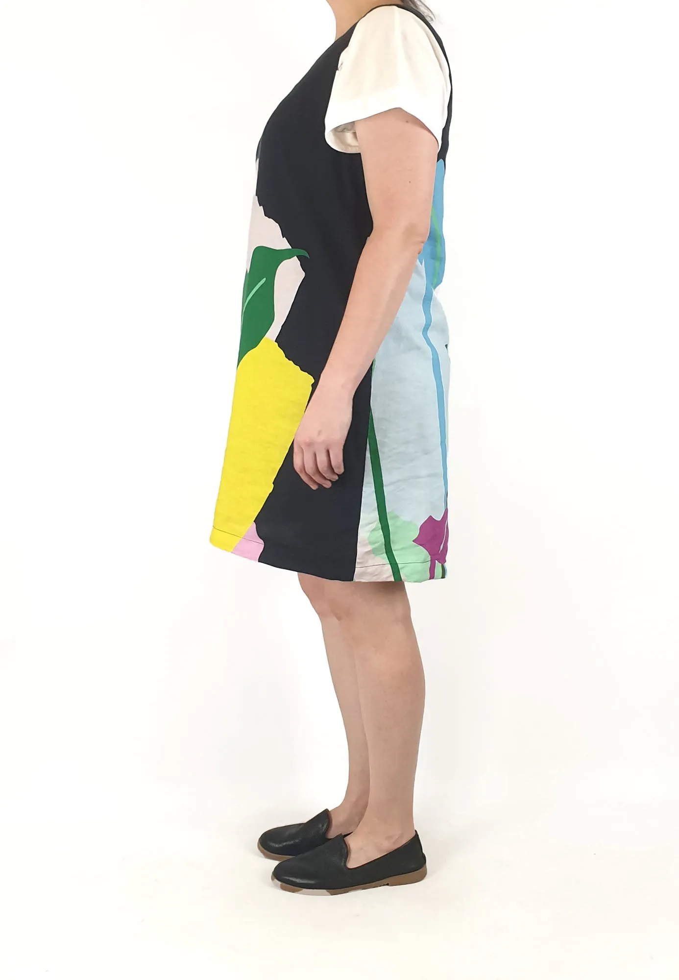 Gorman black-based unique print dress size 14