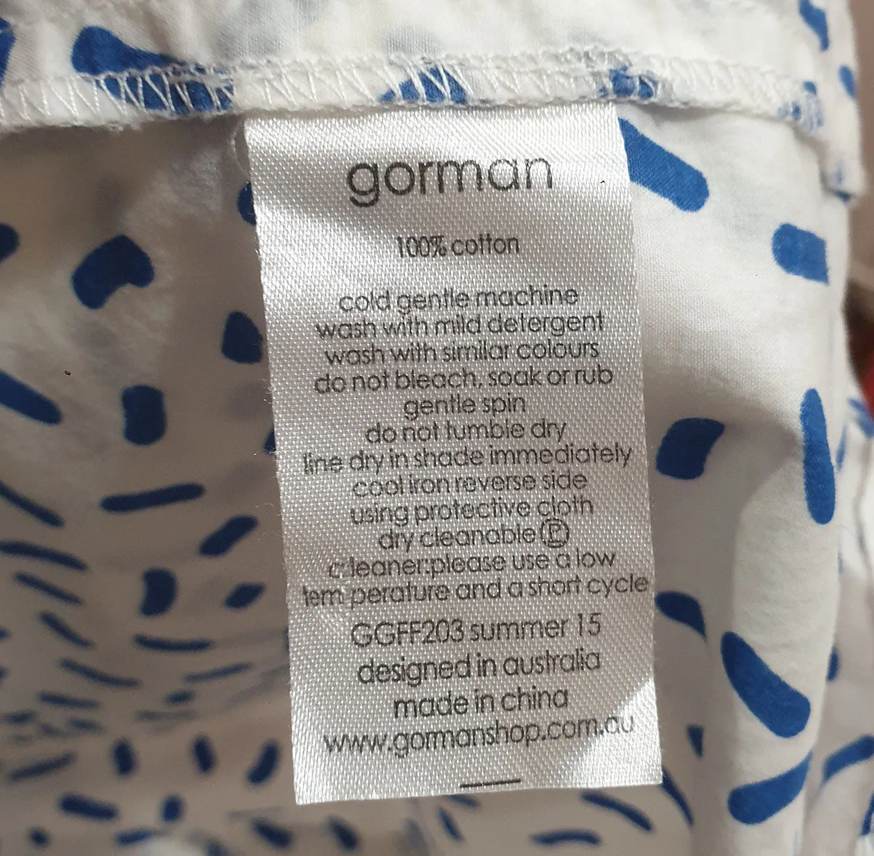 Gorman   Walala unique print dress size Large