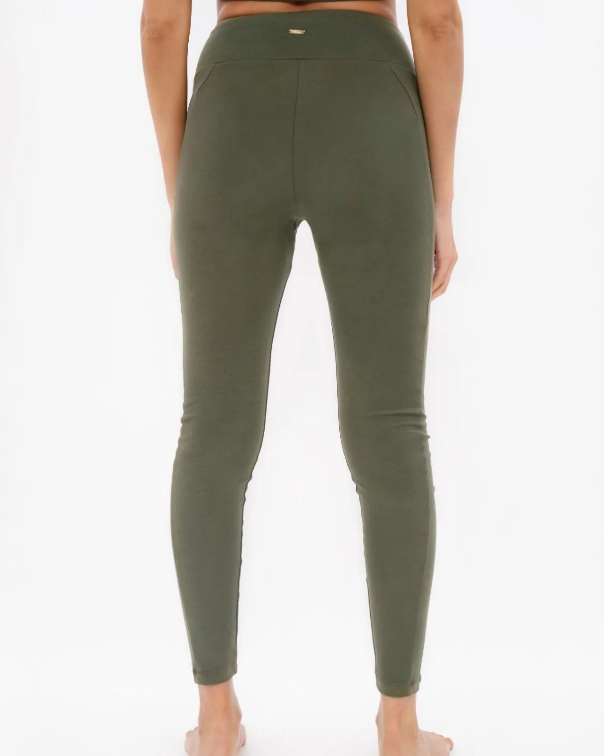 Green Ash High Waisted Leggings