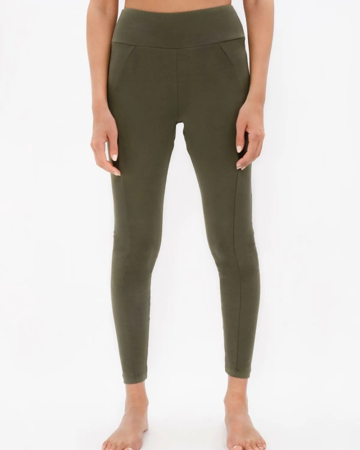 Green Ash High Waisted Leggings