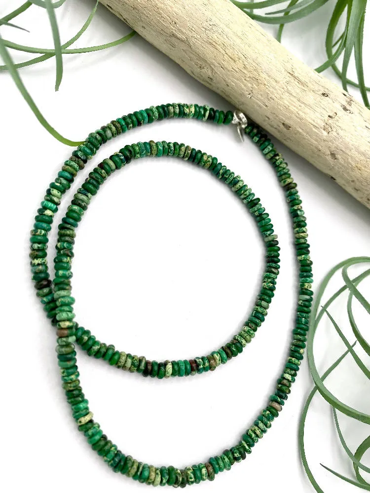 Green Impression Jasper Necklace