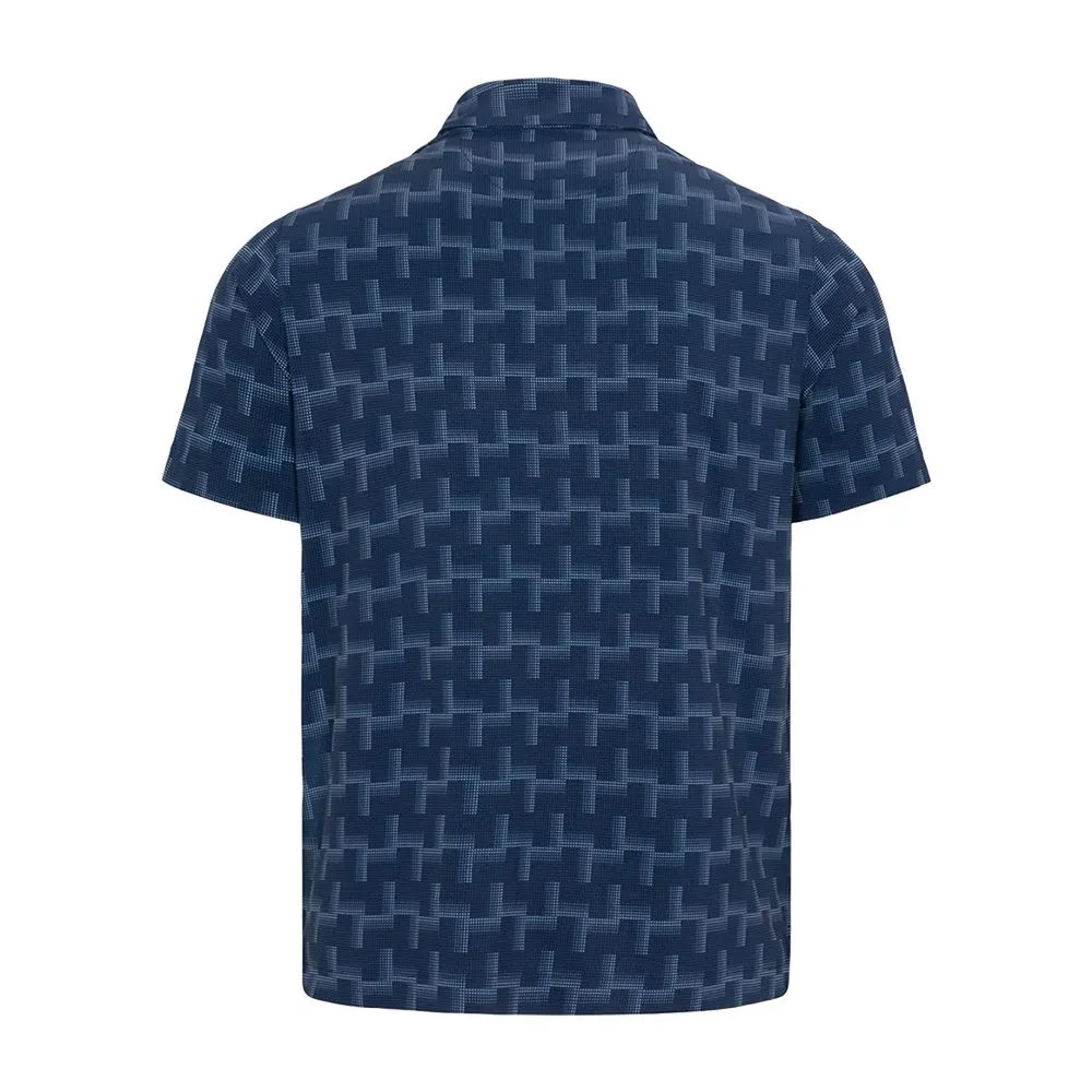 Greg Norman Men's X-Lite Digital Print Polo - Navy