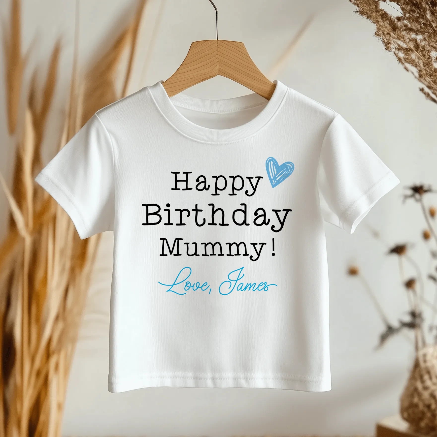 Happy Birthday Mummy Boy Personalised Toddler & Kids T Shirt