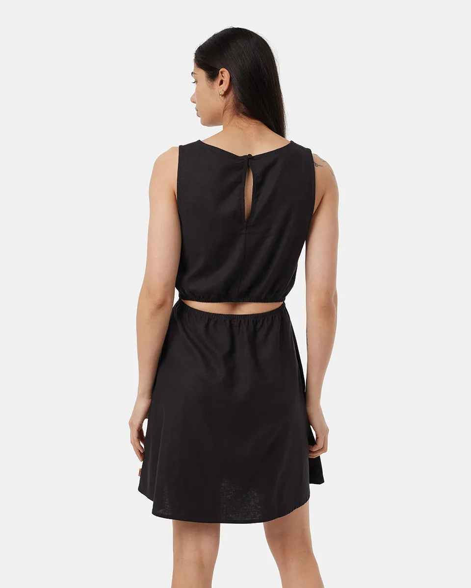 Hemp Cutout Dress