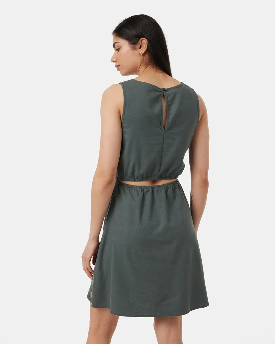 Hemp Cutout Dress