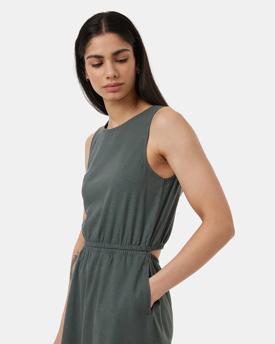 Hemp Cutout Dress