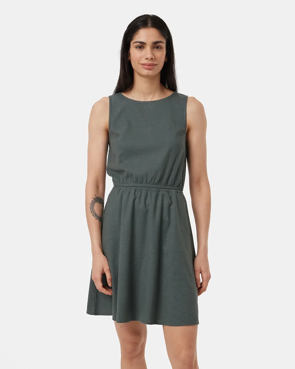 Hemp Cutout Dress