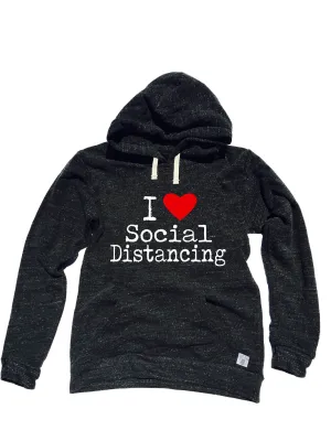 I Love Social Distancing Hoodie | Unisex
