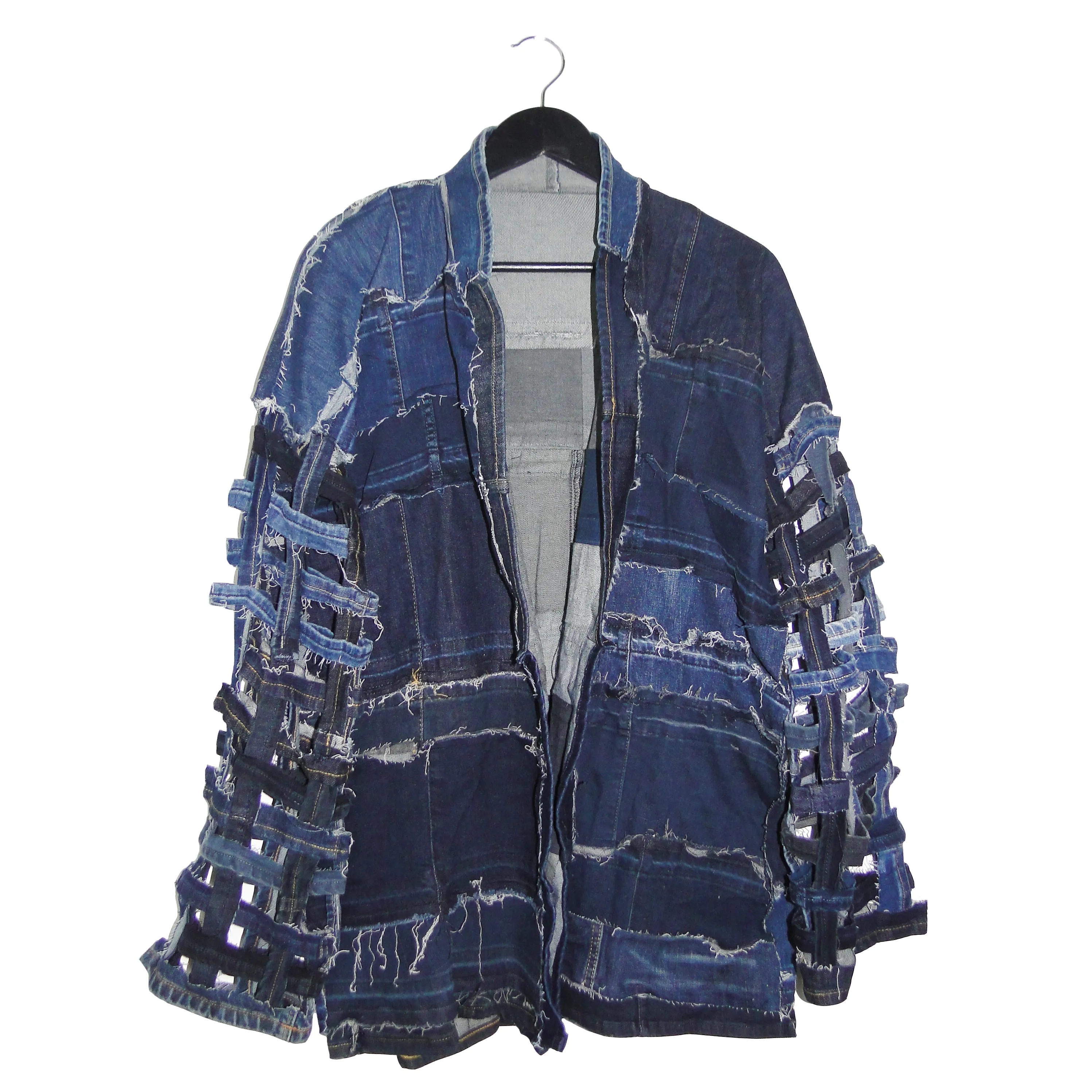 In the Middle Of It All - Upcycled denim jacket