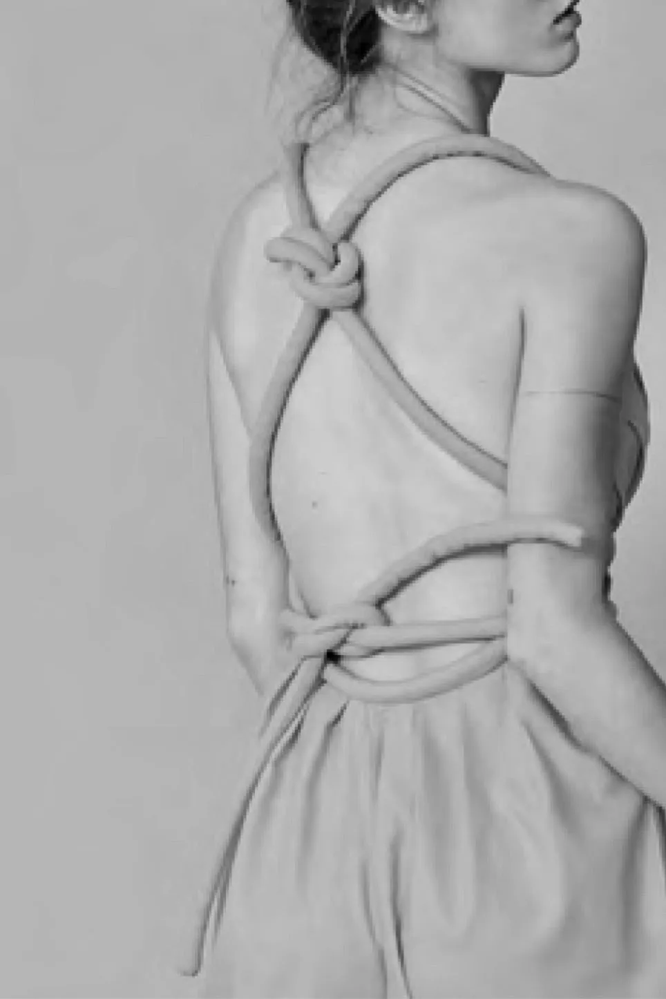 Infinite Rope Jumpsuit in Ivory Cream Raw Silk {Made to Order}