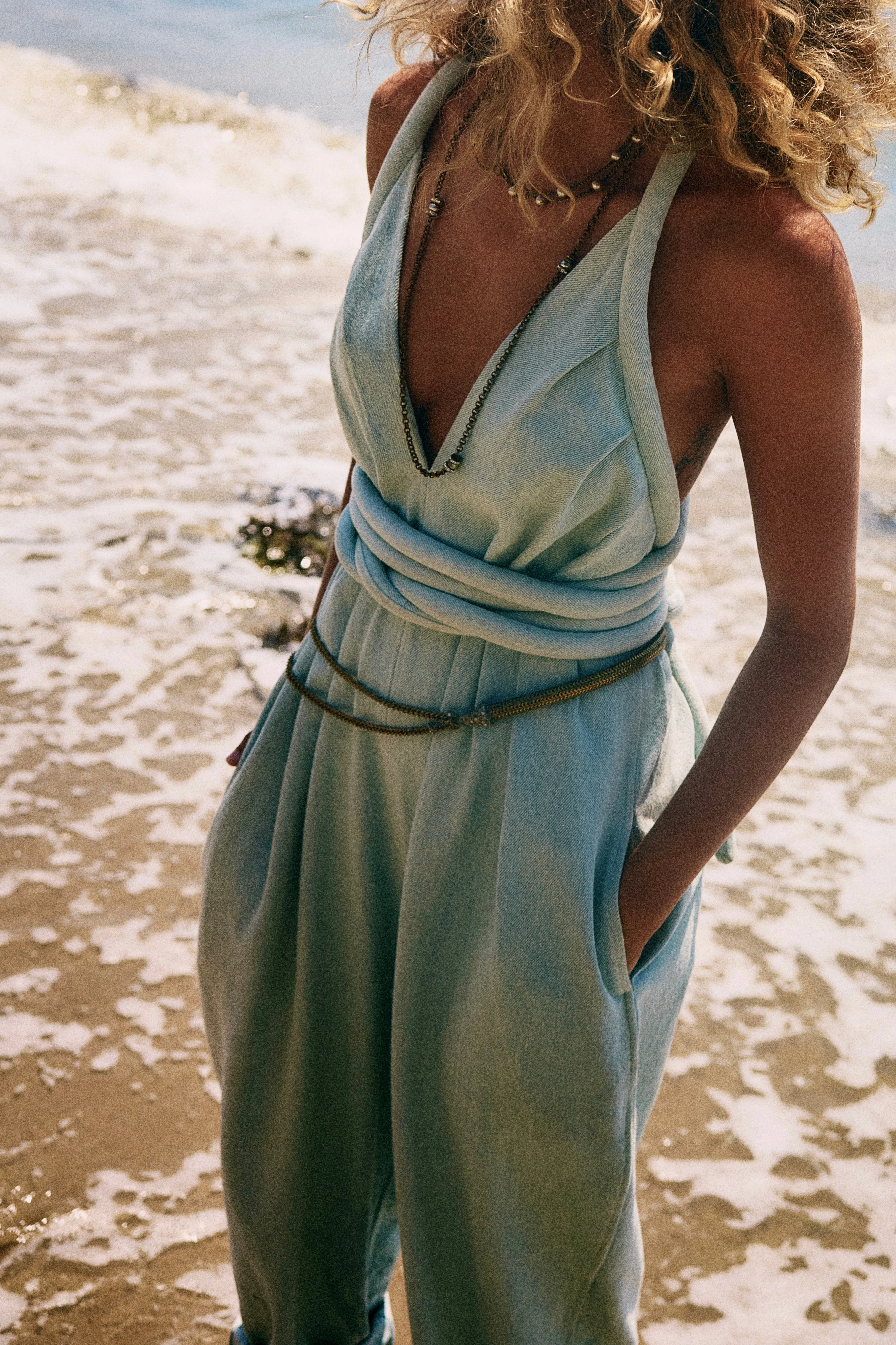 Infinite Rope Jumpsuit Oxide Blue {Made to Order}