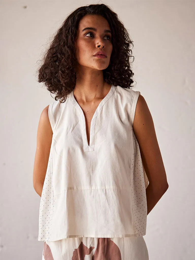 Ivory Bloom Blouse